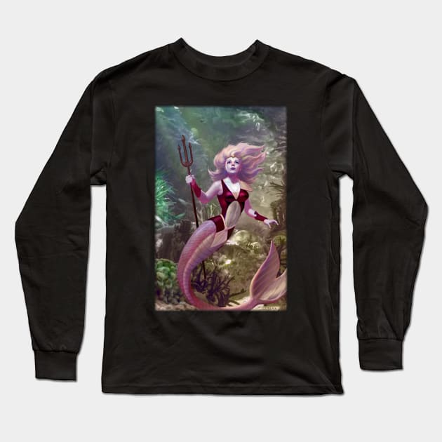 Mermaid Long Sleeve T-Shirt by Paul_Abrams